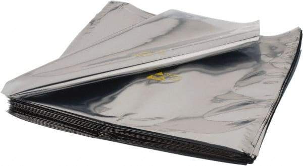 Value Collection - 18" Long x 18" Wide, 3 mil Thick, Clear Metalized Static Shield Bag - Metal-In - Best Tool & Supply