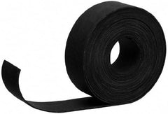 Made in USA - 1/2" Thick x 36" Wide Black Buna-N Rubber Roll - Cut to Length, Adhesive Back, 50 Shore A Durometer, 2,500 psi Tensile Strength, -20°F to 170°F - Best Tool & Supply