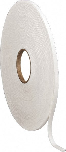 Made in USA - 50' x 3/8" x 3/16" White Polyethylene Foam Roll - Best Tool & Supply