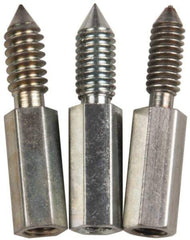 Made in USA - 3 Piece Flexible/Rigid Lantern Gland Thread Adapter Packing Tool Tip Set - 1/4-20, 1/4-28, 5/16-18 Thread, For 11" & 14-1/2" Flexible or 10" & 14" Rigid Shaft Packing Tools - Best Tool & Supply