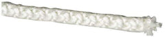 Made in USA - 3/16" Diam Fiberglass Rope Gasketing - White, Cut to Length - Best Tool & Supply