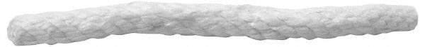 Made in USA - 1/4" Diam Silica Rope Gasketing - Off White, Cut to Length - Best Tool & Supply