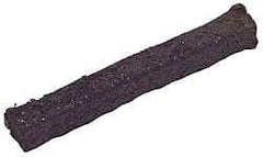 Made in USA - 1/2" x 3.8' Spool Length, Acrylic Fiber Graphite Yarn Compression Packing - 500° F Max, Dark Gray - Best Tool & Supply