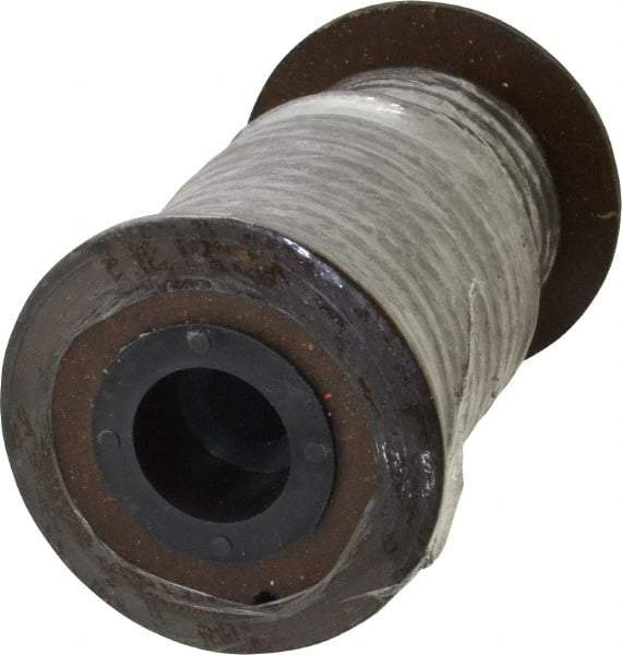 Made in USA - 3/16" x 19.4' Spool Length, Graphite Impregnated Aramid Compression Packing - 1,800 Max psi, -50 to 600° F, Gray - Best Tool & Supply