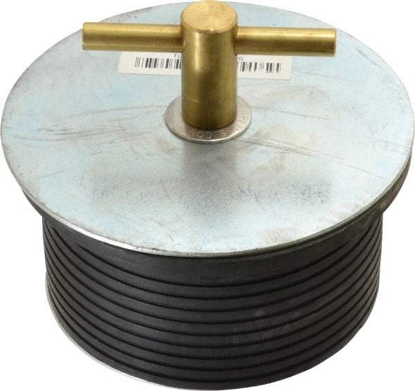 Value Collection - 4" OD, Turn Tite Pressure Test Plug - 2" Long - Best Tool & Supply