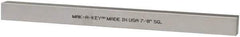 Made in USA - 12" Long x 7/8" High x 7/8" Wide, Zinc-Plated Oversized Key Stock - C1018 Steel - Best Tool & Supply