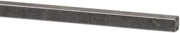 Made in USA - 12" Long x 3/16" High x 3/16" Wide, Over/Undersized Key Stock - 1090/1095 Steel - Best Tool & Supply