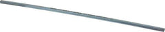 Made in USA - 12" Long, Zinc-Plated Step Key Stock for Gears - C1018 Steel - Best Tool & Supply