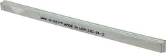 Made in USA - 12" Long, Zinc-Plated Step Key Stock for Gears - C1018 Steel - Best Tool & Supply