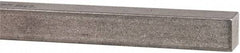 Made in USA - 12" Long x 1/2" High x 1/2" Wide, Undersized Key Stock - Type 316 Stainless Steel - Best Tool & Supply