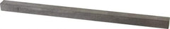 Made in USA - 12" Long x 5/8" High x 5/8" Wide, Undersized Key Stock - Type 316 Stainless Steel - Best Tool & Supply