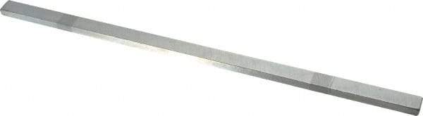 Made in USA - 12" Long, Zinc-Plated Oversized Key Stock - C1045 Steel - Best Tool & Supply