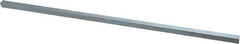 Made in USA - 12" Long, Zinc-Plated Oversized Key Stock - C1045 Steel - Best Tool & Supply