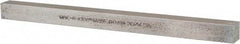 Made in USA - 12" Long, Zinc-Plated Oversized Key Stock - C1045 Steel - Best Tool & Supply