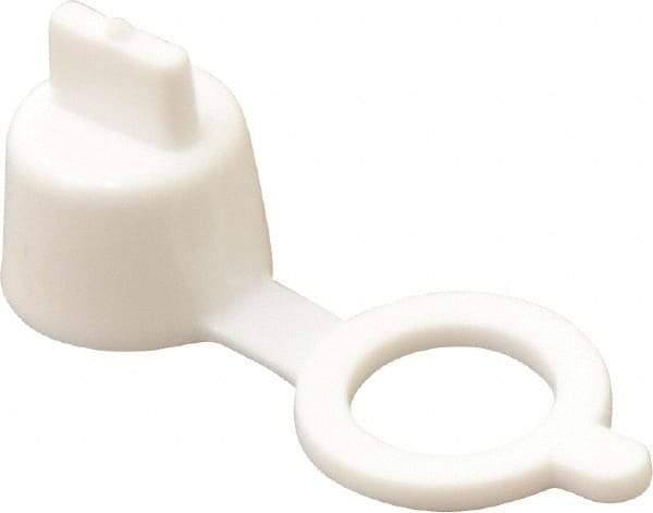 Caplugs - Grease Fitting Cap - White, 100 Pieces - Best Tool & Supply