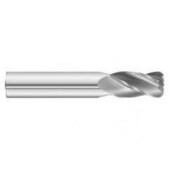 5/16 Dia. x 2-1/2 Overall Length 4-Flute .120 C/R Solid Carbide SE End Mill-Round Shank-Center Cut-Uncoated - Best Tool & Supply