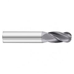 27/64 x 1 x 2-3/4 4 Flute Ball Nose  End Mill- Series 3200SD - Best Tool & Supply