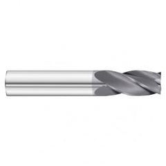 23/64 Dia. x 2-1/2 Overall Length 4-Flute Square End Solid Carbide SE End Mill-Round Shank-Center Cut-TiAlN - Best Tool & Supply