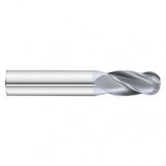 25/64 x 1 x 2-3/4 4 Flute Ball Nose  End Mill- Series 3200SD - Best Tool & Supply