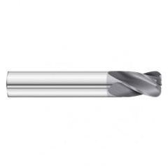 3/4 Dia. x 4 Overall Length 4-Flute .015 C/R Solid Carbide SE End Mill-Round Shank-Center Cut-TiAlN - Best Tool & Supply