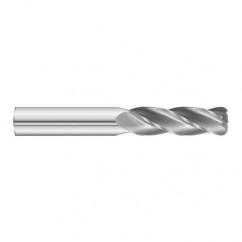 5/16 Dia. x 4 Overall Length 4-Flute .060 C/R Solid Carbide SE End Mill-Round Shank-Center Cut-Uncoated - Best Tool & Supply