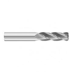 5/16 Dia. x 4 Overall Length 4-Flute .060 C/R Solid Carbide SE End Mill-Round Shank-Center Cut-Uncoated - Best Tool & Supply