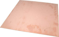 Value Collection - 0.032 Inch Thick x 12 Inch Square, Copper Sheet - Alloy 110 - Best Tool & Supply