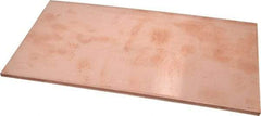 Value Collection - 1/4 Inch Thick x 6 Inch Wide x 12 Inch Long, Copper Sheet - Alloy 110 - Best Tool & Supply