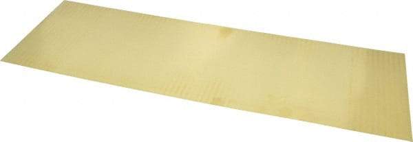 Made in USA - 10 Piece, 18 Inch Long x 6 Inch Wide x 0.002 Inch Thick, Shim Sheet Stock - Brass - Best Tool & Supply