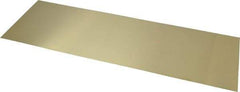 Made in USA - 10 Piece, 18 Inch Long x 6 Inch Wide x 0.02 Inch Thick, Shim Sheet Stock - Brass - Best Tool & Supply