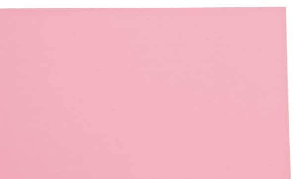 Made in USA - 1 Piece, 10" Wide x 20" Long Plastic Shim Stock Sheet - Pink, ±10% Tolerance - Best Tool & Supply