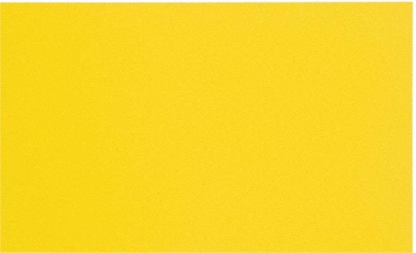 Made in USA - 1 Piece, 20" Wide x 20" Long Plastic Shim Stock Sheet - Yellow, ±10% Tolerance - Best Tool & Supply