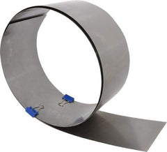 Made in USA - 2.50 m Long x 150 mm Wide x 0.5 mm Thick, Roll Shim Stock - Steel - Best Tool & Supply