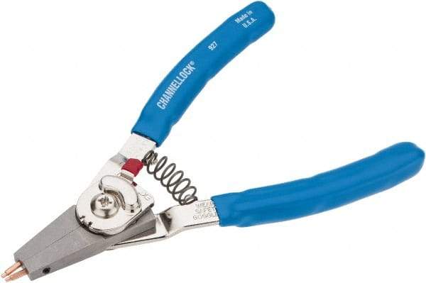 Channellock - 3/8 to 2" Ring Internal, 1/4 to 2" Ring, External, Combination Retaining Ring Pliers - Features Interchangeable Tips - Best Tool & Supply