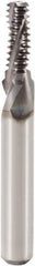 Seco - #10-24 UNC, 0.146" Cutting Diam, 3 Flute, Solid Carbide Helical Flute Thread Mill - Internal Thread, 0.398" LOC, 1.929" OAL, 6mm Shank Diam - Best Tool & Supply