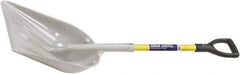 Ability One - 19" High x 14-1/4" Wide Round Steel Shovel - 29" Long Fiberglass Straight Handle - Best Tool & Supply