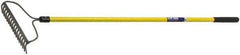 Ability One - Bow Rake with 57" Straight Fiberglass Handle - 16 Tines, 2-1/2" Tine Length - Best Tool & Supply