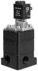 ARO/Ingersoll-Rand - 2.4 CV Flow Rate, 3 Way Poppet Air Control Valve - 1/2" NPT Inlet, 120 VAC, Solenoid Actuator - Best Tool & Supply