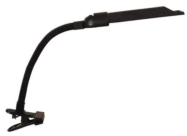 Value Collection - 25 Inch, Gooseneck, Clamp, Floor and Hook Mounted, Spike, Fluorescent, Black, Desk Light - 13 Watt, Nonmagnifying - Best Tool & Supply