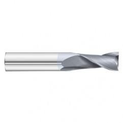 17/64 Dia. x 2-1/2 Overall Length 2-Flute Square End Solid Carbide SE End Mill-Round Shank-Center Cut-TiCN - Best Tool & Supply