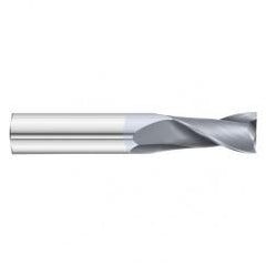 17/64 Dia. x 2-1/2 Overall Length 2-Flute Square End Solid Carbide SE End Mill-Round Shank-Center Cut-TiCN - Best Tool & Supply