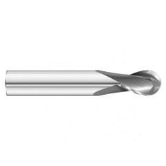 7/16 x 3/4 x 2-3/4 2 Flute Ball Nose  End Mill- Series 3215STB - Best Tool & Supply