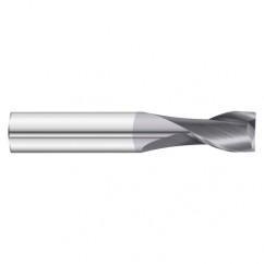 3/4 Dia. x 4 Overall Length 2-Flute Square End Solid Carbide SE End Mill-Round Shank-Center Cut-TiAlN - Best Tool & Supply