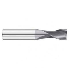 3/4 Dia. x 4 Overall Length 2-Flute Square End Solid Carbide SE End Mill-Round Shank-Center Cut-TiAlN - Best Tool & Supply