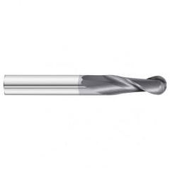 1/2 x 1-1/2 x 4 2 Flute Ball Nose  End Mill- Series 3215XL - Best Tool & Supply