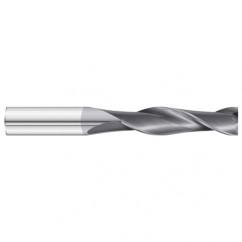 1/4 Dia. x 6 Overall Length 2-Flute Square End Solid Carbide SE End Mill-Round Shank-Center Cut-TiAlN - Best Tool & Supply