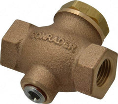 Conrader - 1/4" Bronze Check Valve - Inline, FNPT x FNPT - Best Tool & Supply