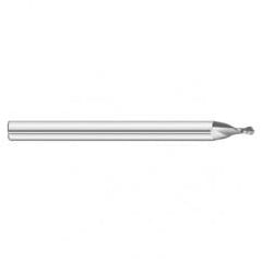 .0240 x .0360 x 1-1/2 2 Flute Ball Nose Sub-Miniature End Mill- Series 3215SM - Best Tool & Supply