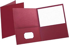 OXFORD - 8-1/2" Long x 11" Wide Pocket - Burgundy - Best Tool & Supply