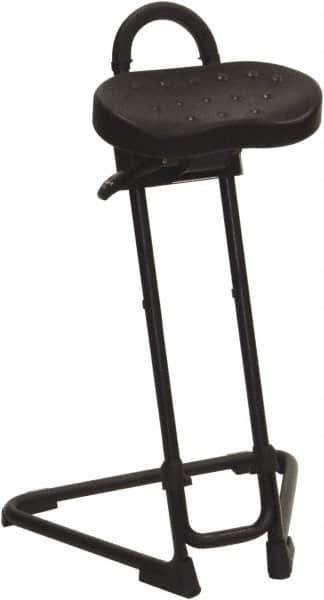 ShopSol - Swivel & Adjustable Stools Type: Sit-Stand Stool Base Type: Tubular Steel - Best Tool & Supply